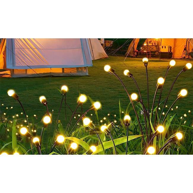 Vipelectro LED solární zahradní lampa x10 LED 73cm V3659